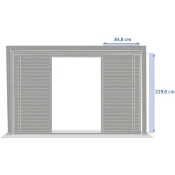 Persienne coulissante EVORA Graphite