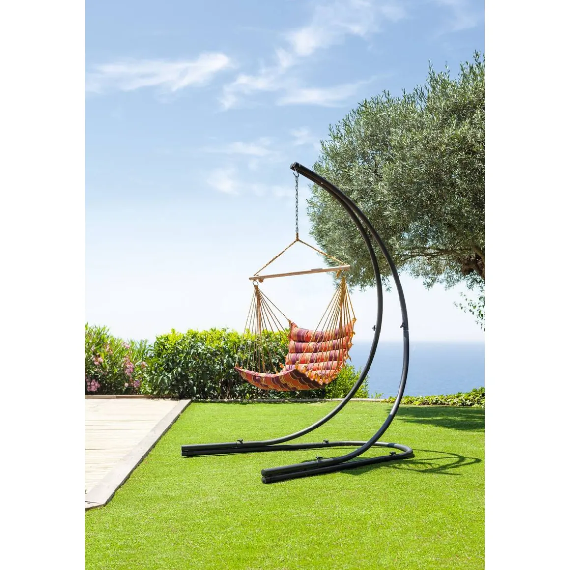 Pied pour chaise suspendue Noir
