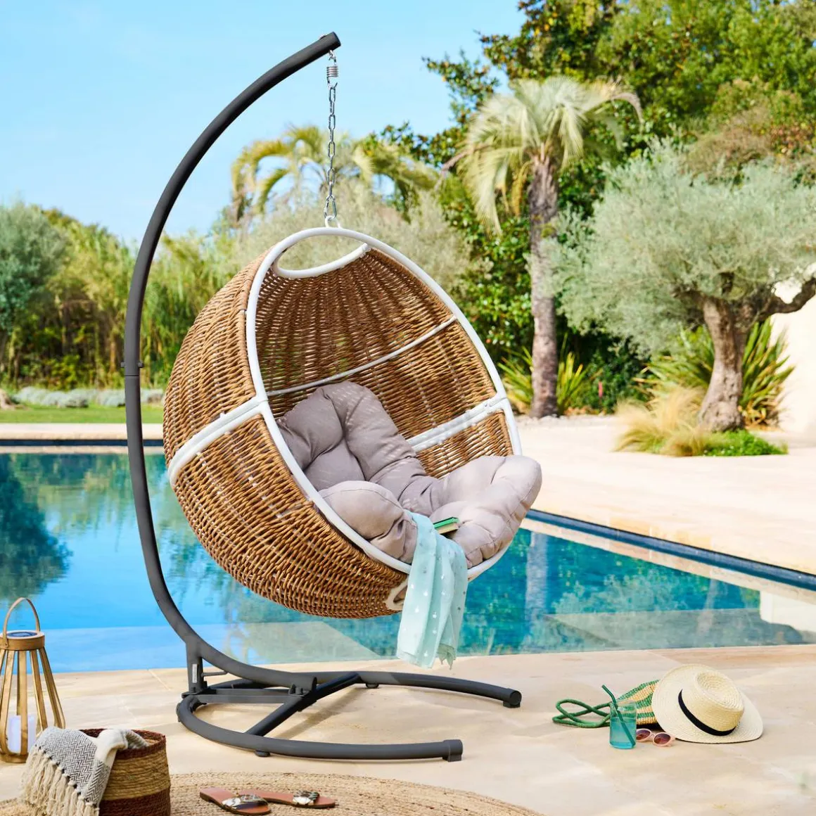 Pied pour chaise suspendue PANAO Graphite