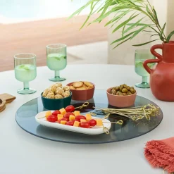 Plateau tournant Transparent