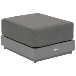 Pouf de jardin ALLURE Graphite & Gris foncé