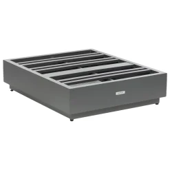 Pouf de jardin ALLURE Graphite & Gris foncé