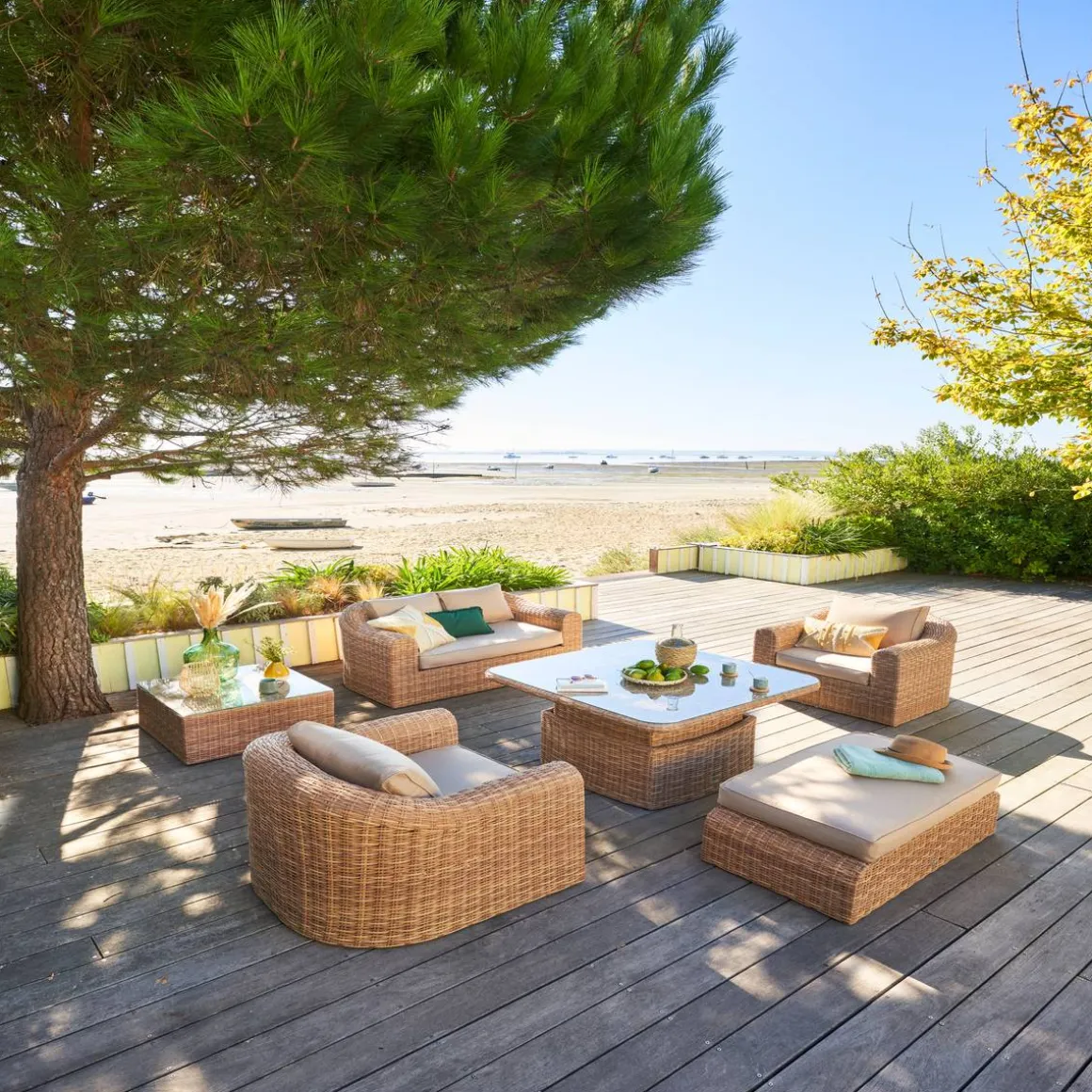 Pouf de jardin MOORÉA Savana