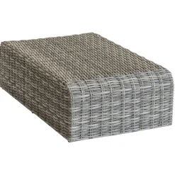 Pouf de jardin MOORÉA Terre d'ombre