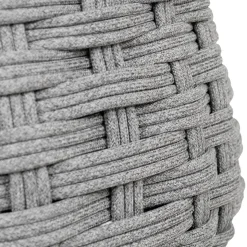 Pouf de jardin rond OBBAE Graphite