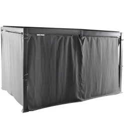 Rideaux pour pergola bioclimatique AVILA Ardoise