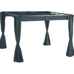 Rideaux pour tonnelle PALMEIRA Ardoise