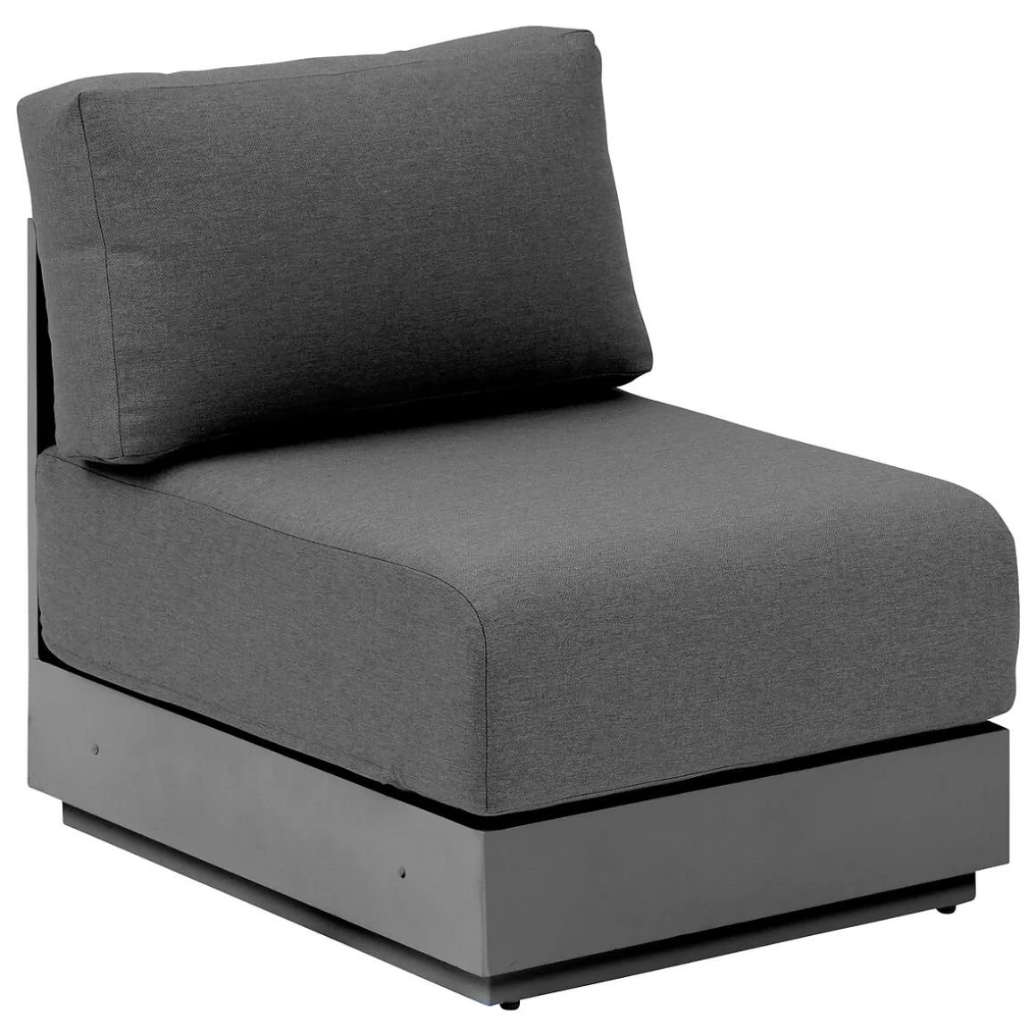 Salon d'angle de jardin ALLURE Graphite