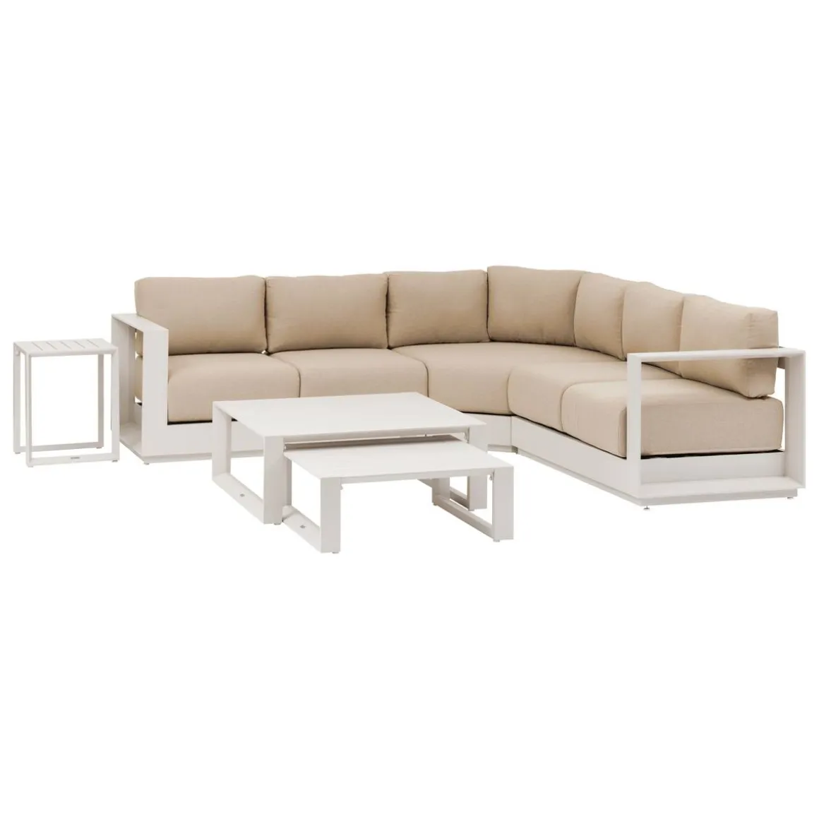 Salon d'angle de jardin ALLURE Avoine