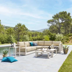Salon d'angle de jardin ALLURE Avoine