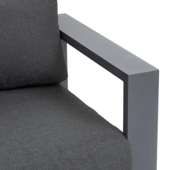 Salon d'angle de jardin ALLURE Graphite