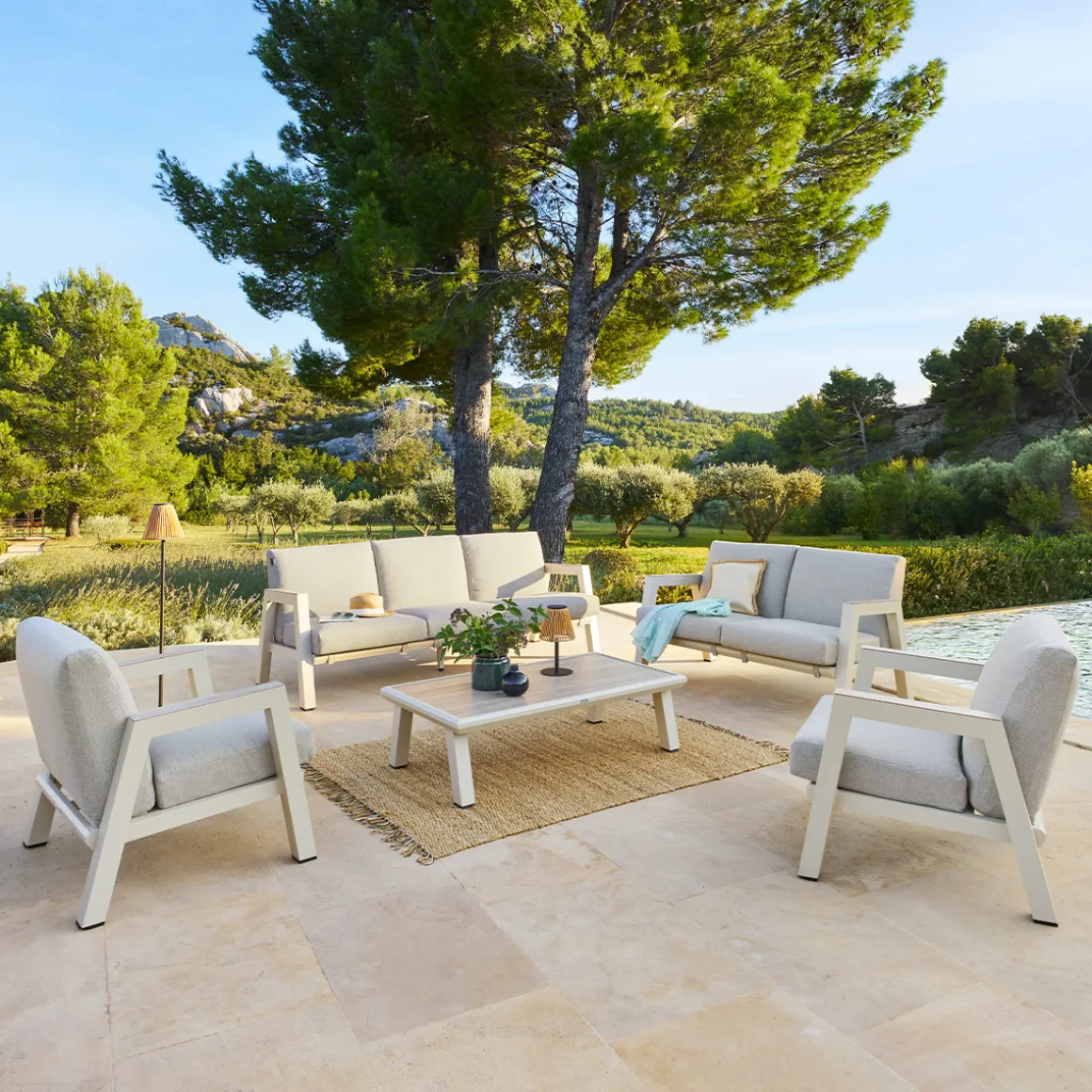 Salon de jardin AXIOME Argile