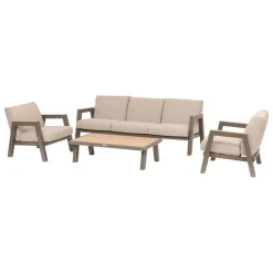 Salon de jardin AXIOME Beige & Praline