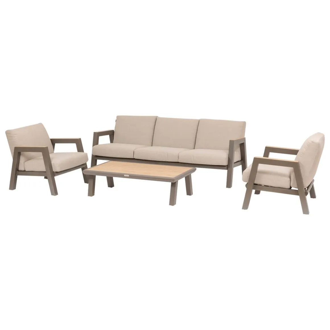 Salon de jardin AXIOME Beige & Praline