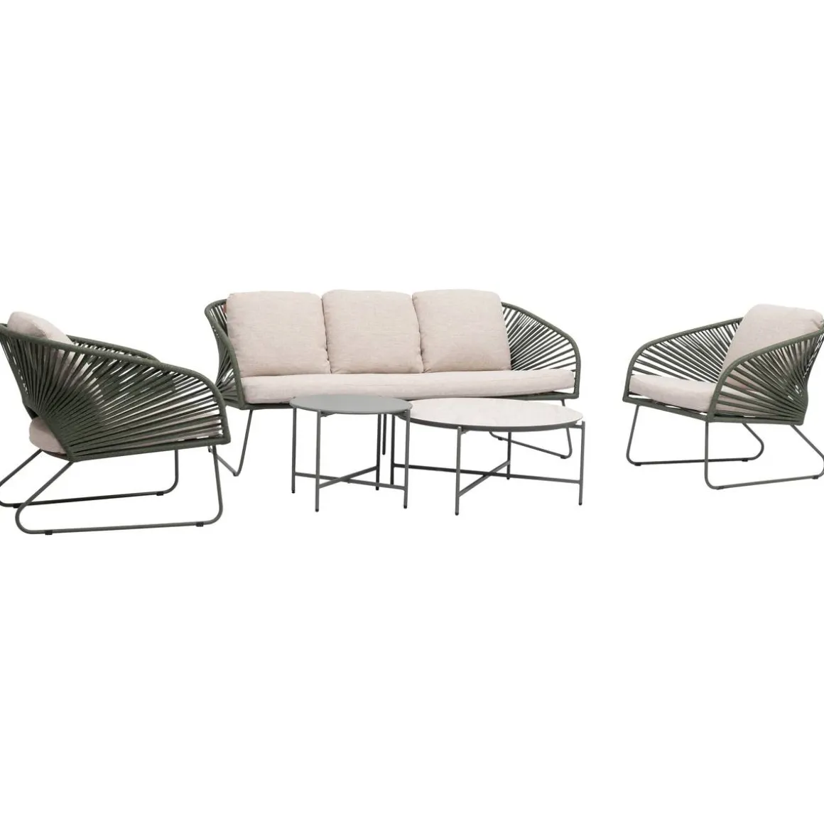 Salon de jardin BELANO Vert laurier