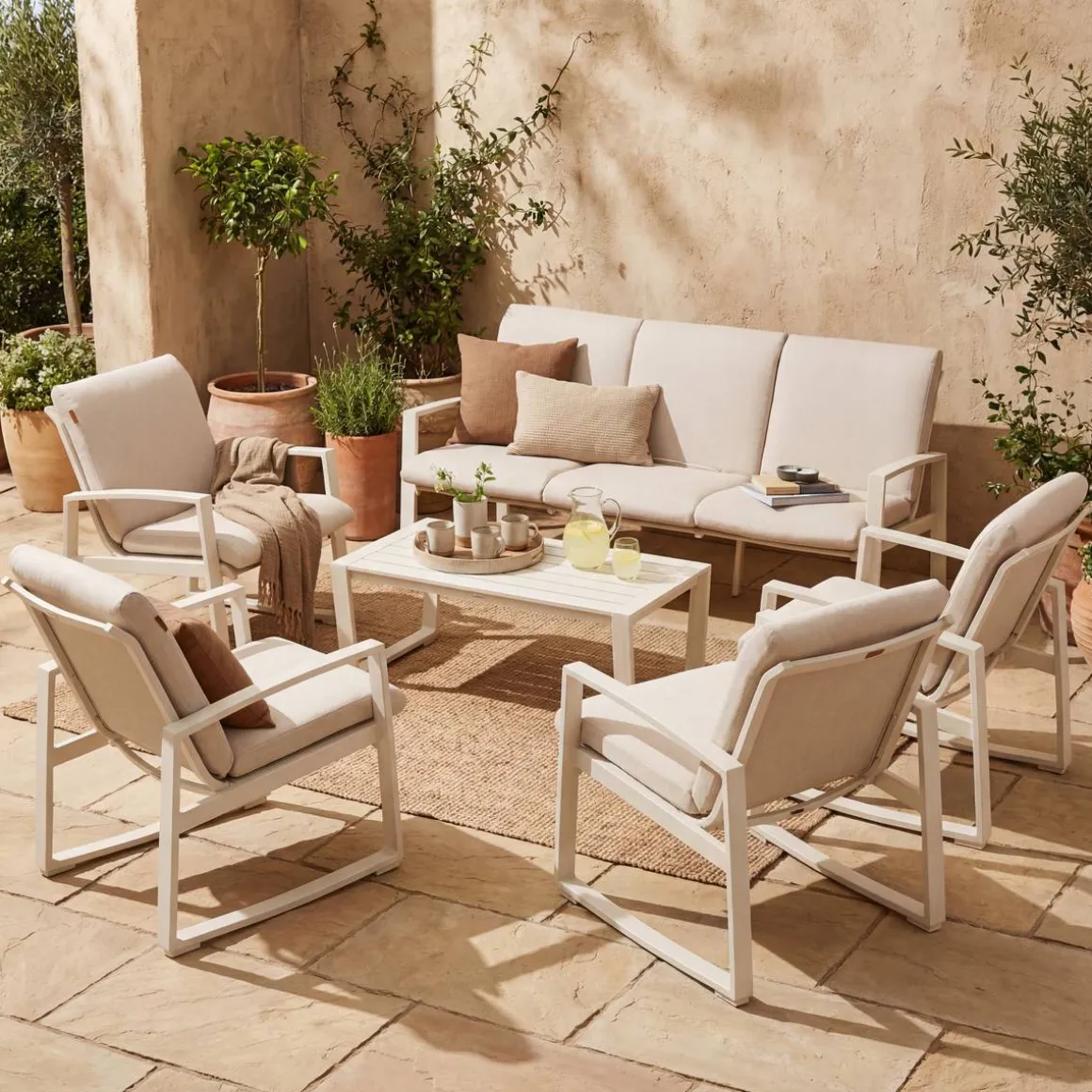 Salon de jardin BOREANE Lin & Argile