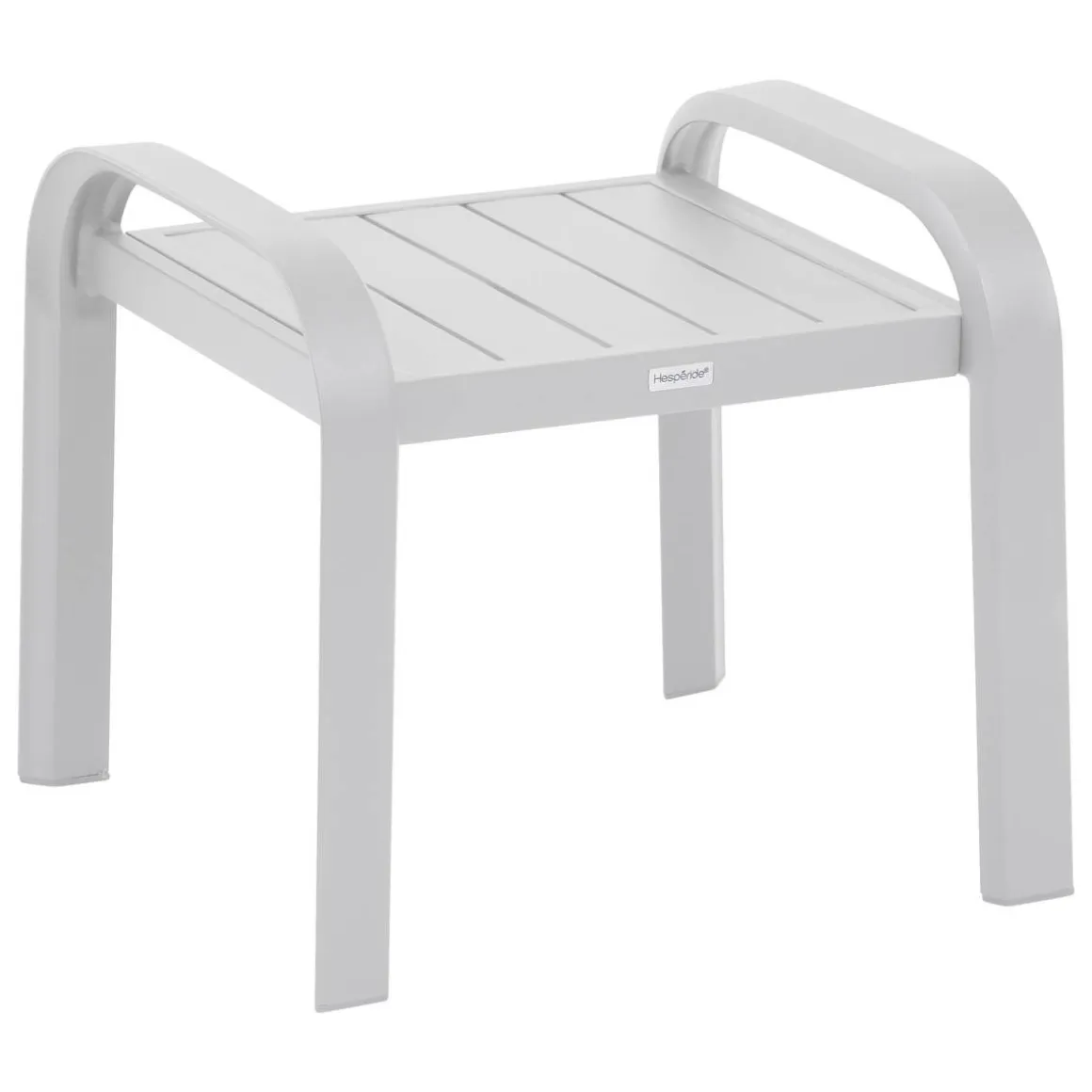 Salon de jardin duo ELYN Noisette & Blanc