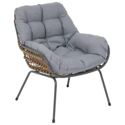 Salon de jardin duo PAOPAO Gris & Graphite