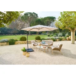 Salon de jardin MELOANE Beige