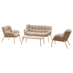 Salon de jardin MELOANE Beige