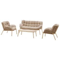 Salon de jardin MELOANE Taupe