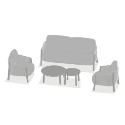 Salon de jardin NELORA Beige