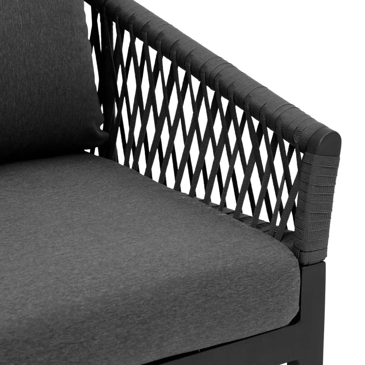 Salon de jardin ORIENGO Anthracite & Graphite