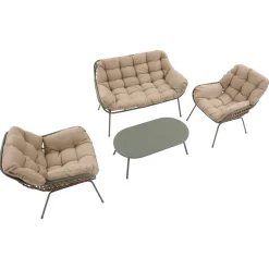 Salon de jardin PAOPAO Beige / Vert laurier