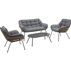 Salon de jardin PAOPAO Gris / Graphite