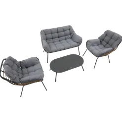 Salon de jardin PAOPAO Gris / Graphite
