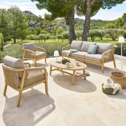 Salon de jardin PAPOUASIE Acacia