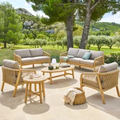 Salon de jardin PAPOUASIE Acacia