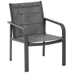 Salon de jardin PIAZZA Graphite