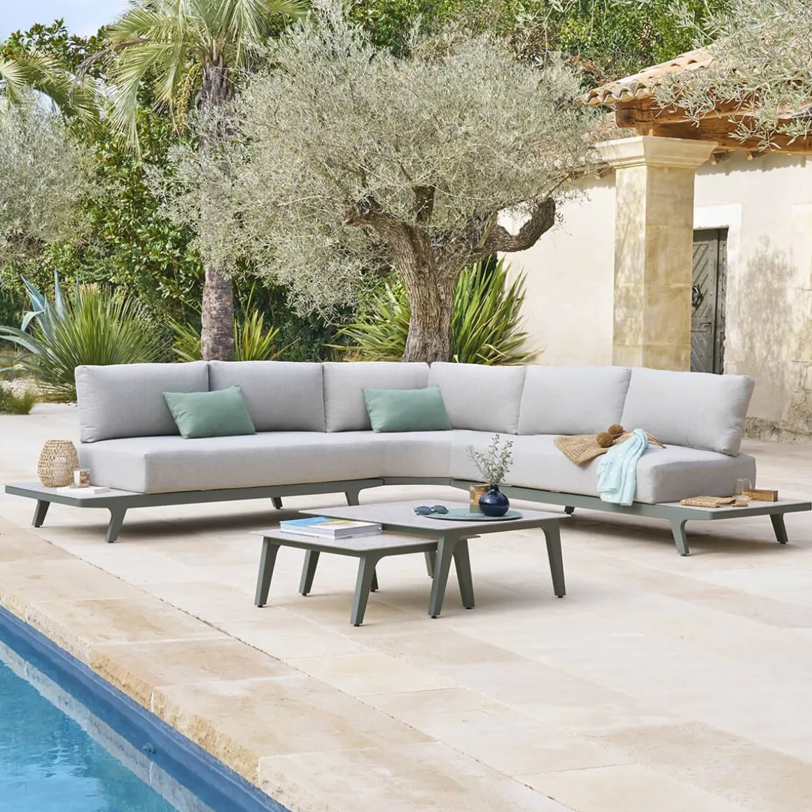 Salon de jardin PULPY Vert laurier