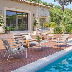 Salon de jardin SOLANI Argile