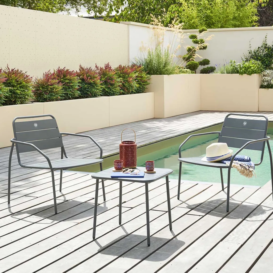 Salon duo relax PHUKET Gris quartz