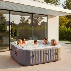 Spa gonflable connecté COMFY Gris