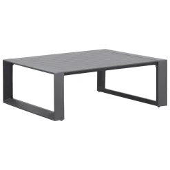 Table basse de jardin carrée ALLURE Graphite