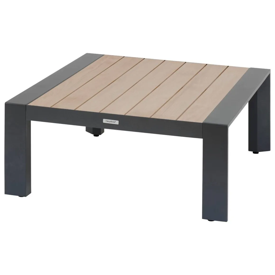 Table basse de jardin carrée ÉVASION Graphite & Honey