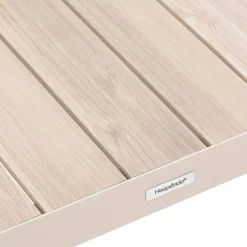 Table basse de jardin carrée ÉVASION Argile & Lin