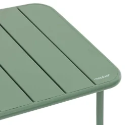 Table basse de jardin carré PHUKET Vert olive
