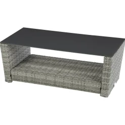 Table basse de jardin POLYNÉSIA Havane