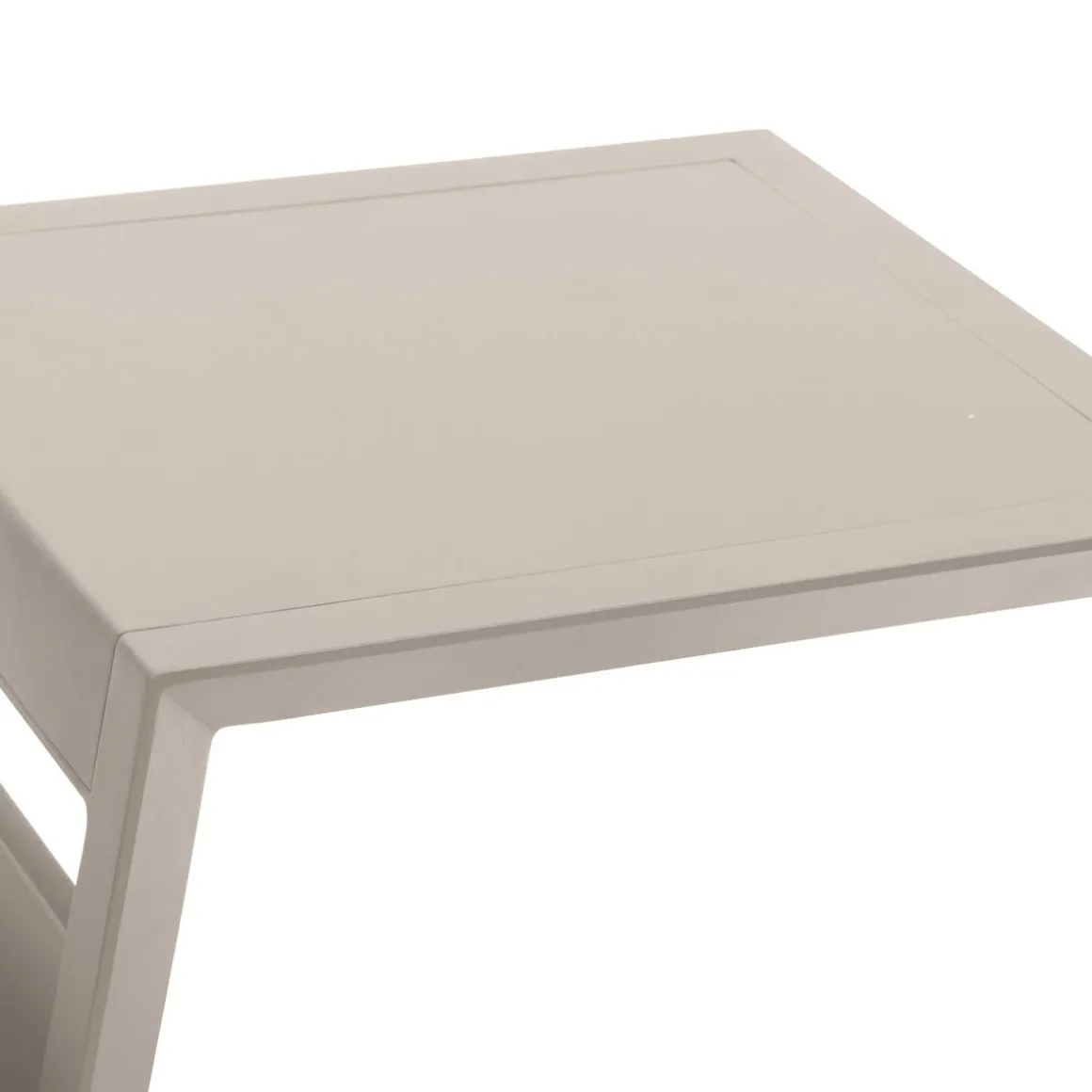 Table d'appoint de jardin carrée ALLURE Argile