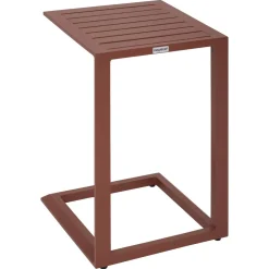 Table d'appoint de jardin carrée EVASION Acajou