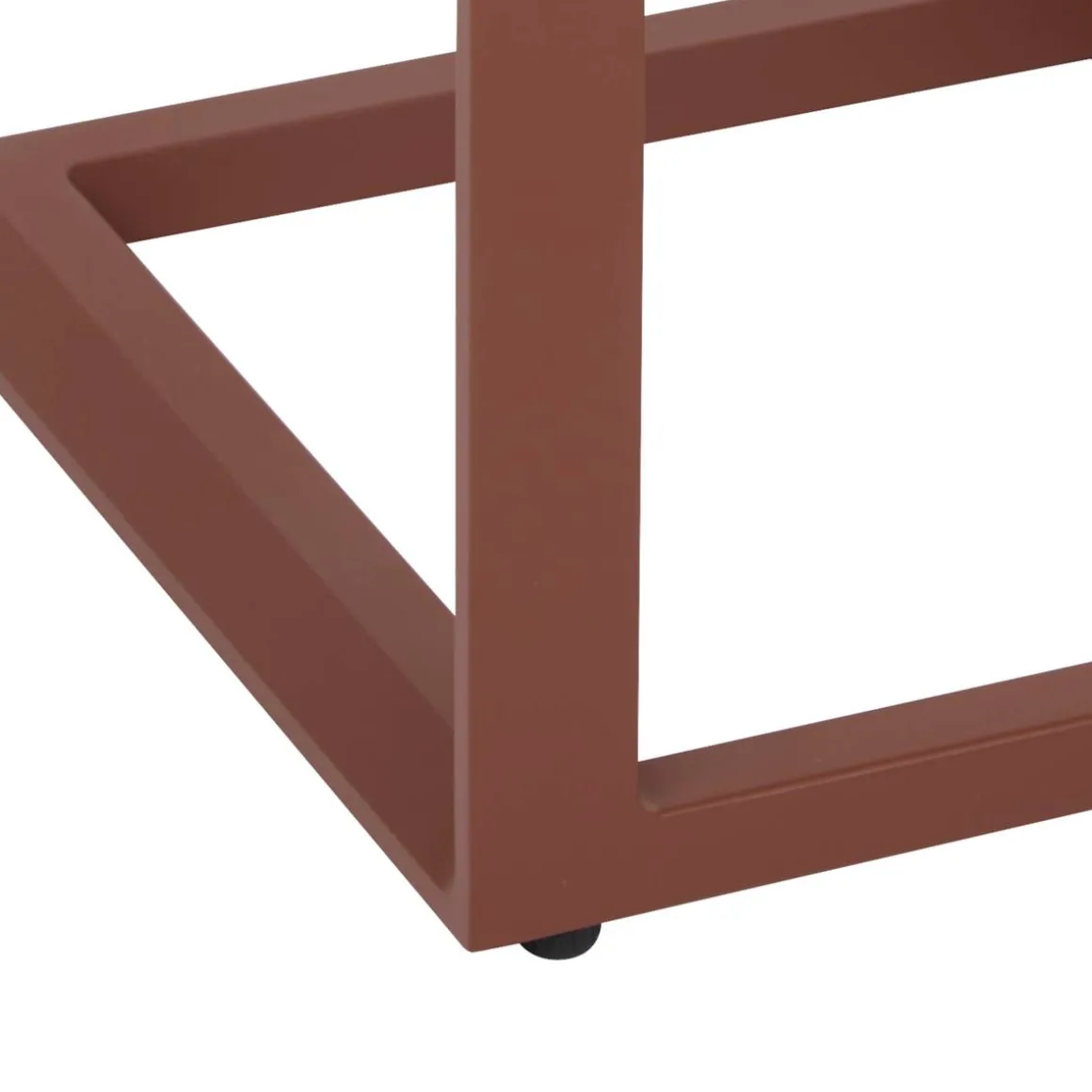 Table d'appoint de jardin carrée EVASION Acajou