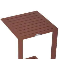 Table d'appoint de jardin carrée EVASION Acajou