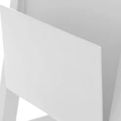 Table d'appoint de jardin carrée ALLURE Blanc