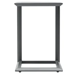 Table d'appoint de jardin carré EVASION Graphite