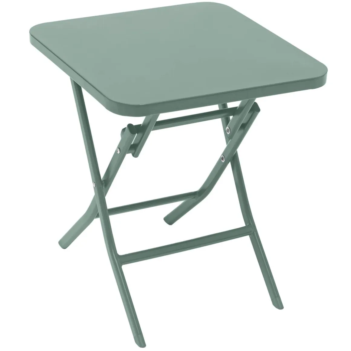 Table d'appoint de jardin carré GREENSBORO Vert olive