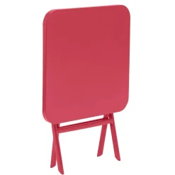 Table d'appoint de jardin carré GREENSBORO Groseille